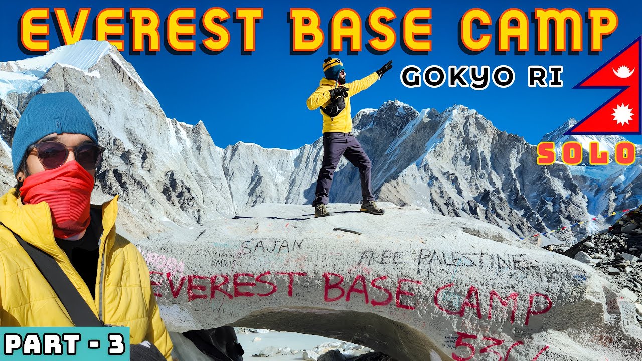 Dingboche To EBC Summit 🏔️| EVEREST BASE CAMP & Gokyo Ri Solo - Nov 🇳🇵 | No Guide No Flight | Part 3