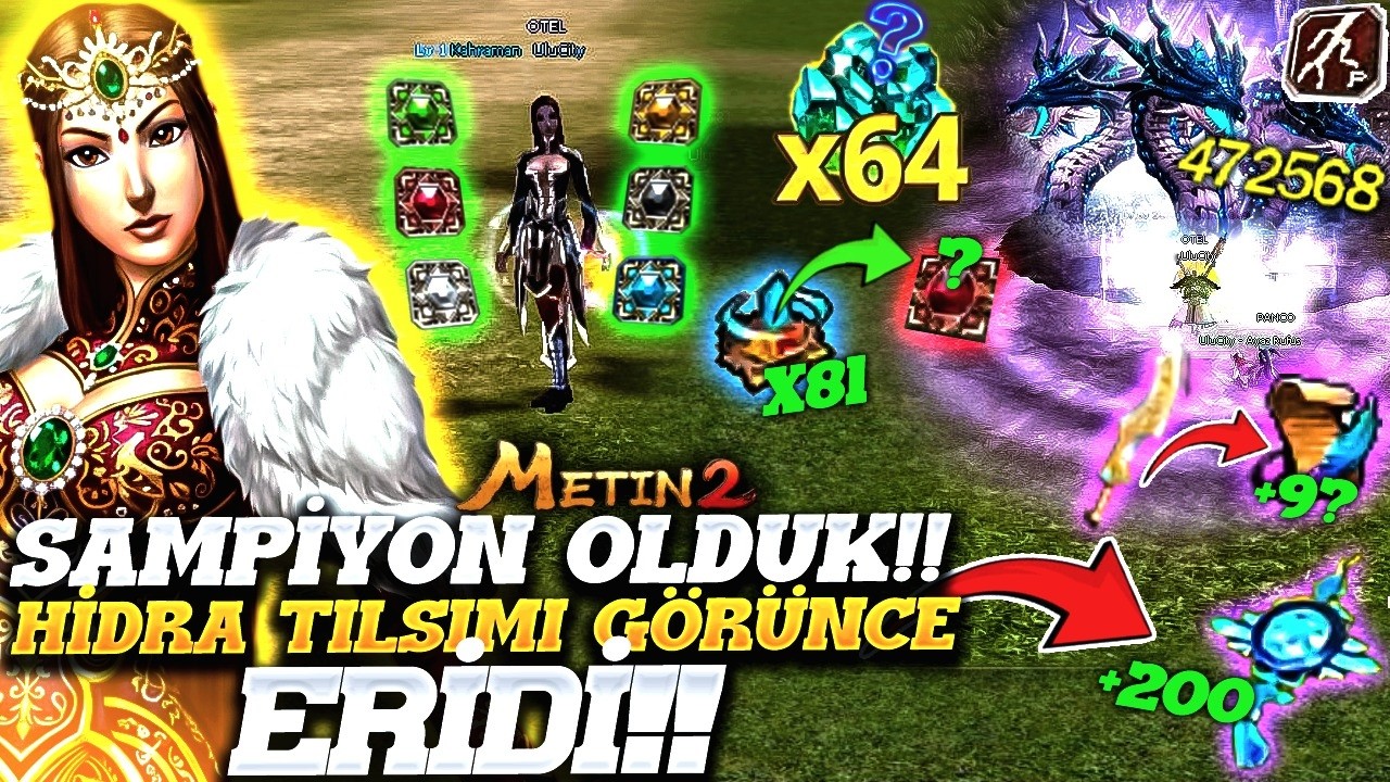 Metin2 TR’de 1 Level Kusursuz Set Şamanla Sıfırdan Başlıyorum!|Hidra Tılsımı Görünce Eridi!| Bölüm 8