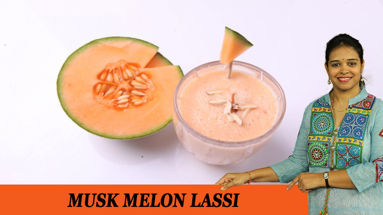 Musk Melon Lassi - Mrs Vahchef