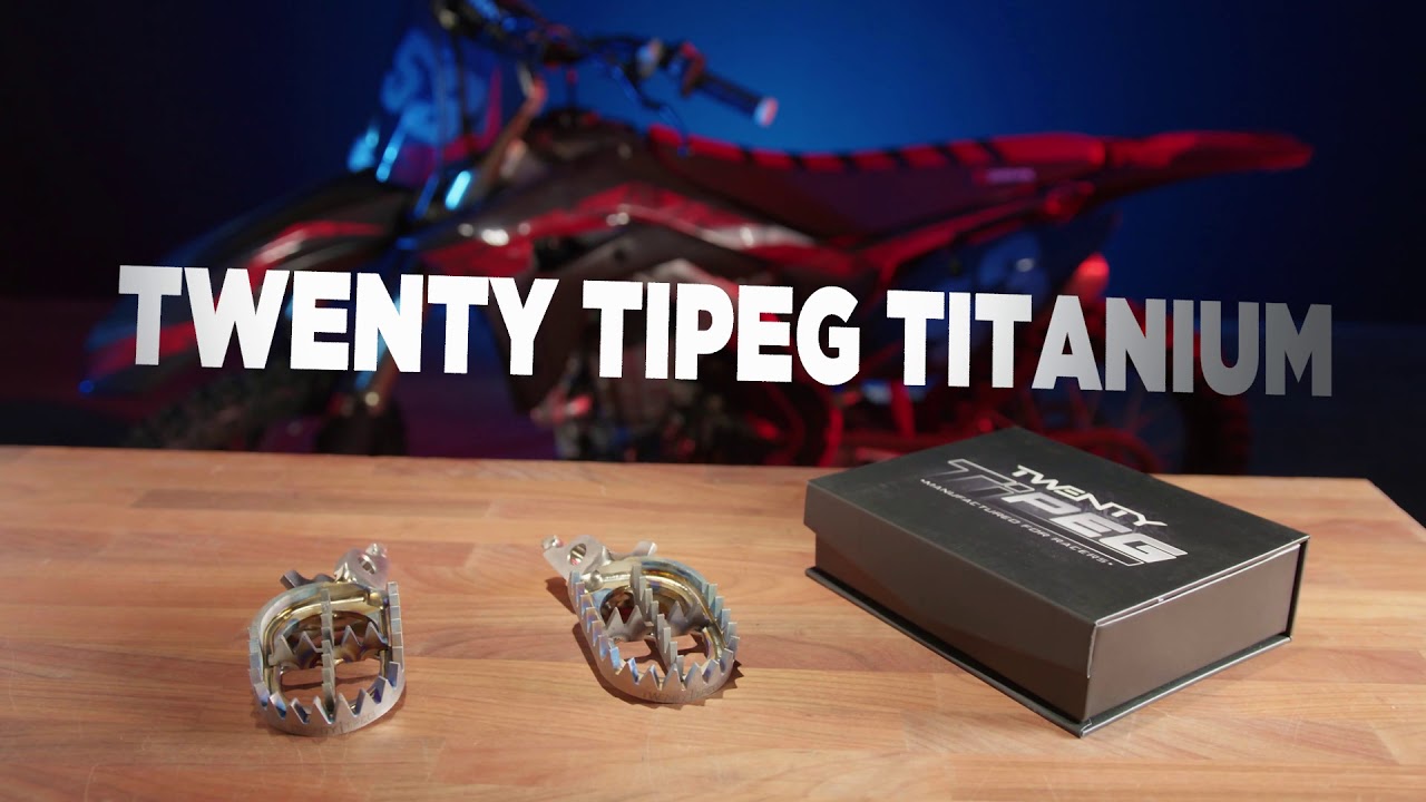 Twenty TiPeg Titanium Footpegs