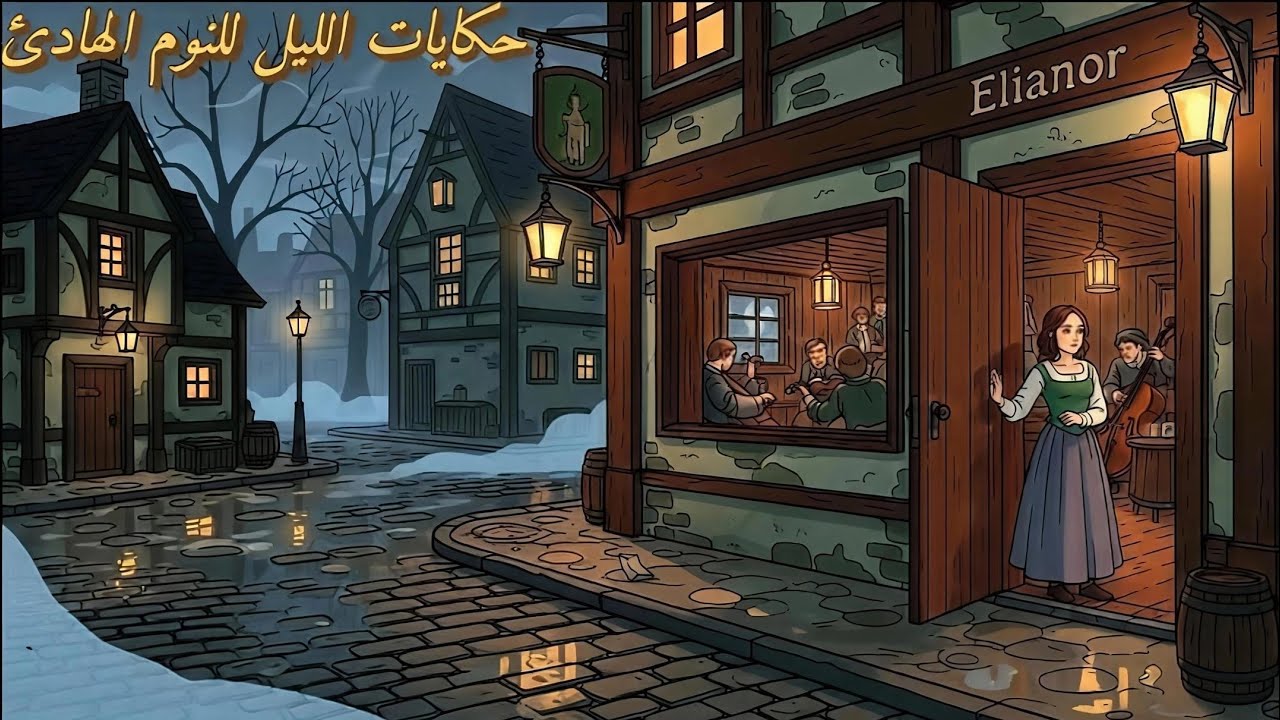 حكايات الليل للنوم الهادئ | ليلة شتاء ممطرة في شوارع لندن القديمة..همسات المطر وأسرار المدينة 🌙🌧️✨
