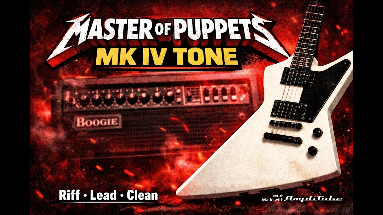 Master of puppets l Amplitube 5 preset l Riff-Lead and Clean!!!!