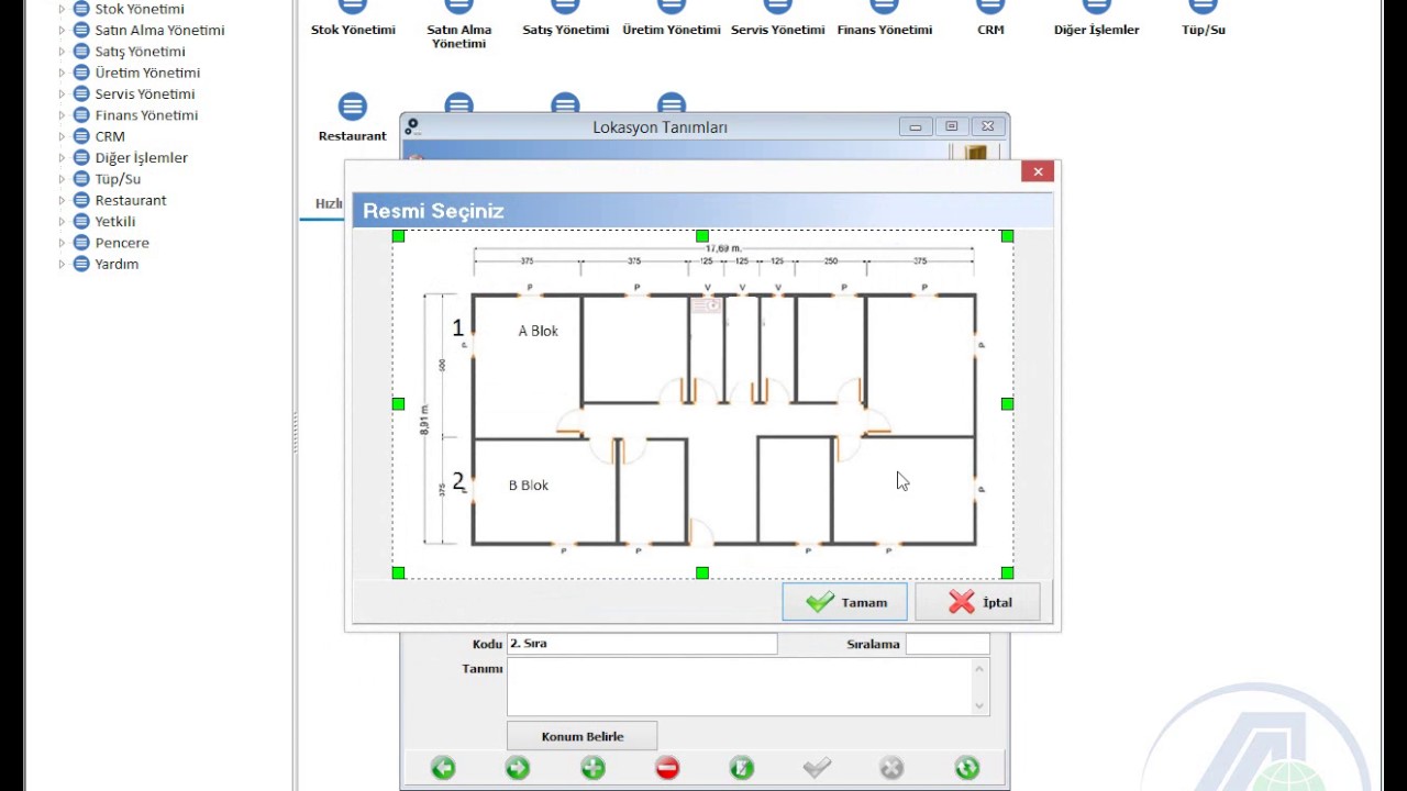AKINSOFT WOLVOX ERP Stok Yönetimi - Lokasyon İşlemleri
