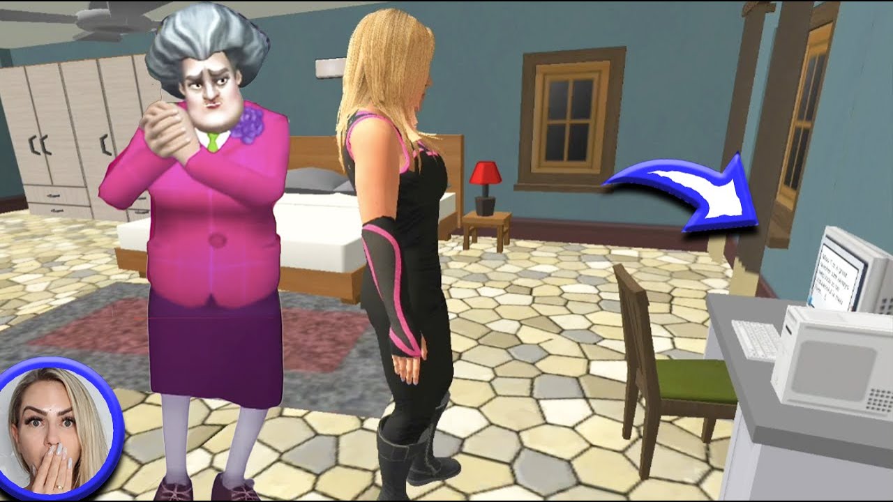 A SOBRINHA fez um DISCURSO SOBRE A PROFESSORA MALVADA Scary Evil Teacher