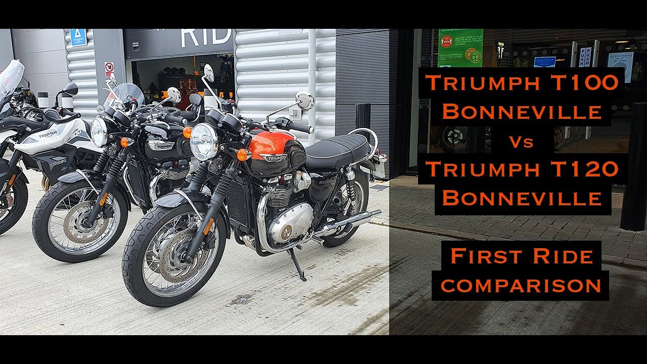 TRIUMPH T120 BONNEVILLE 2020 И T100 BONNEVILLE | СРАВНЕНИЕ ПЕРВОЙ ПОЕЗДКИ | КАКОЙ ВАРИАНТ ВЫБРАТЬ?