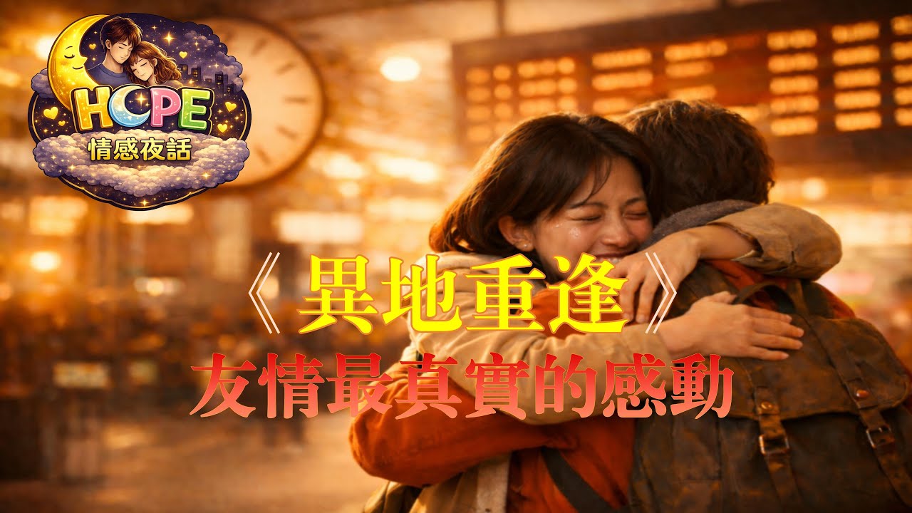 《異地重逢 多年後再見朋友的淚水與擁抱：》 #情感夜話#