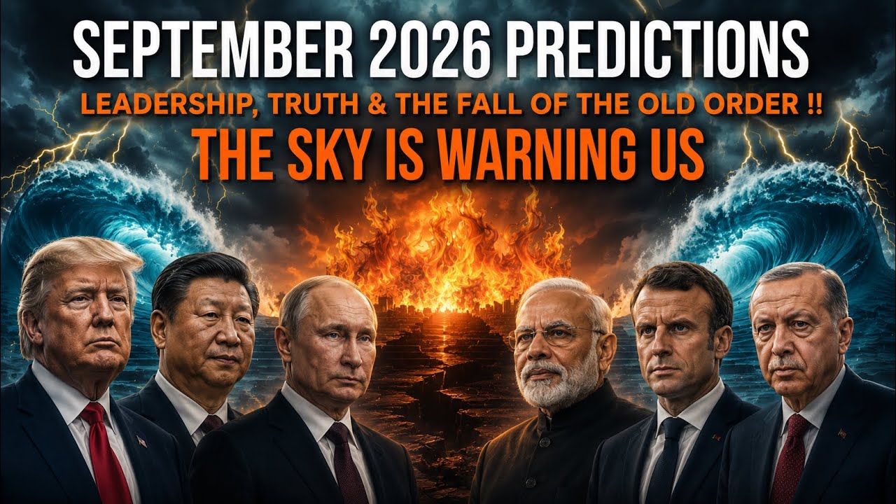 SEPTEMBER 2026 PREDICTIONS - FALL OF LEADERSHIP, TRUTH AND THE OLD ORDER - THE SKY IS WARNING US !!