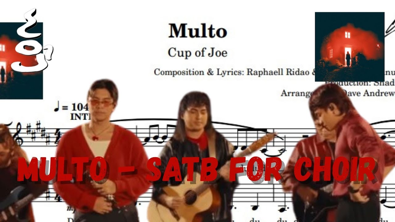 Multo by Cup of Joe | SATB arrangement