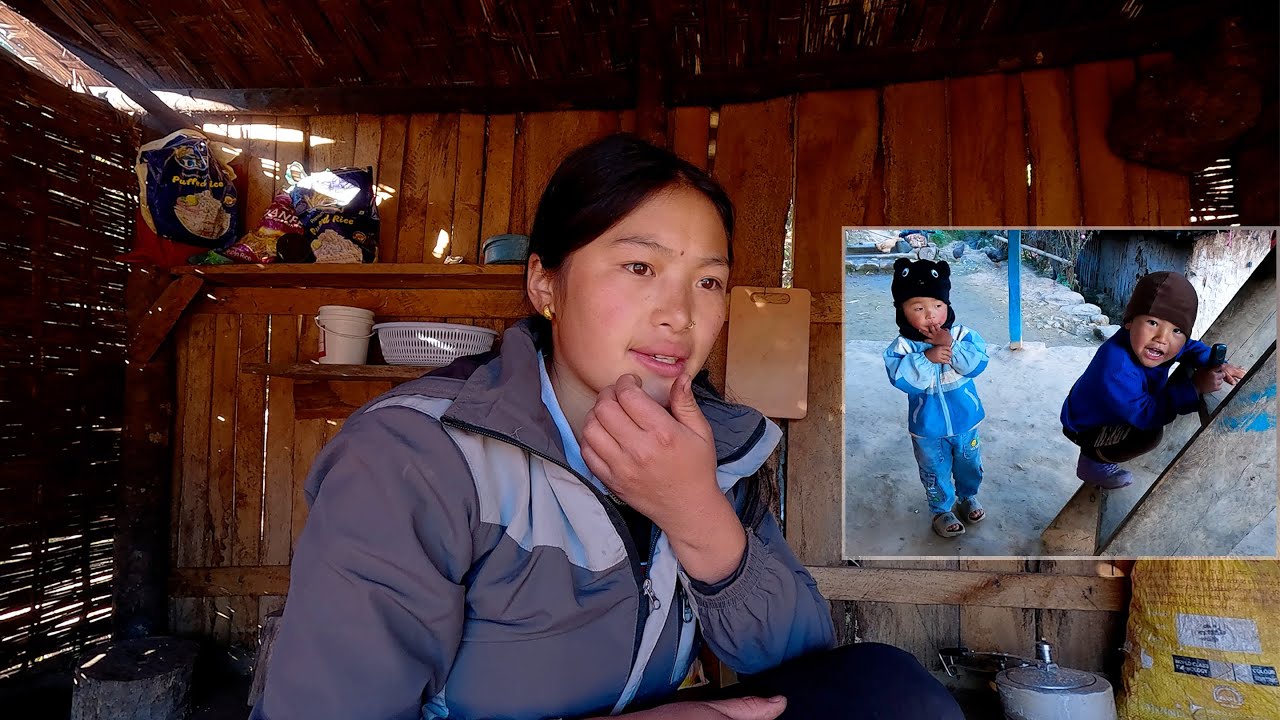 manjita Rai going to shed || shepherd life of Nepal || Himalayan Nepal || @manjitacooking