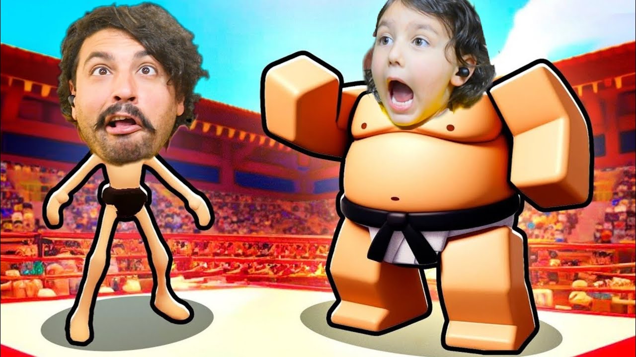 ŞİŞMANLADIK SUMO GÜREŞCİSİ OLDUK 😄 Roblox Sumo Simulator