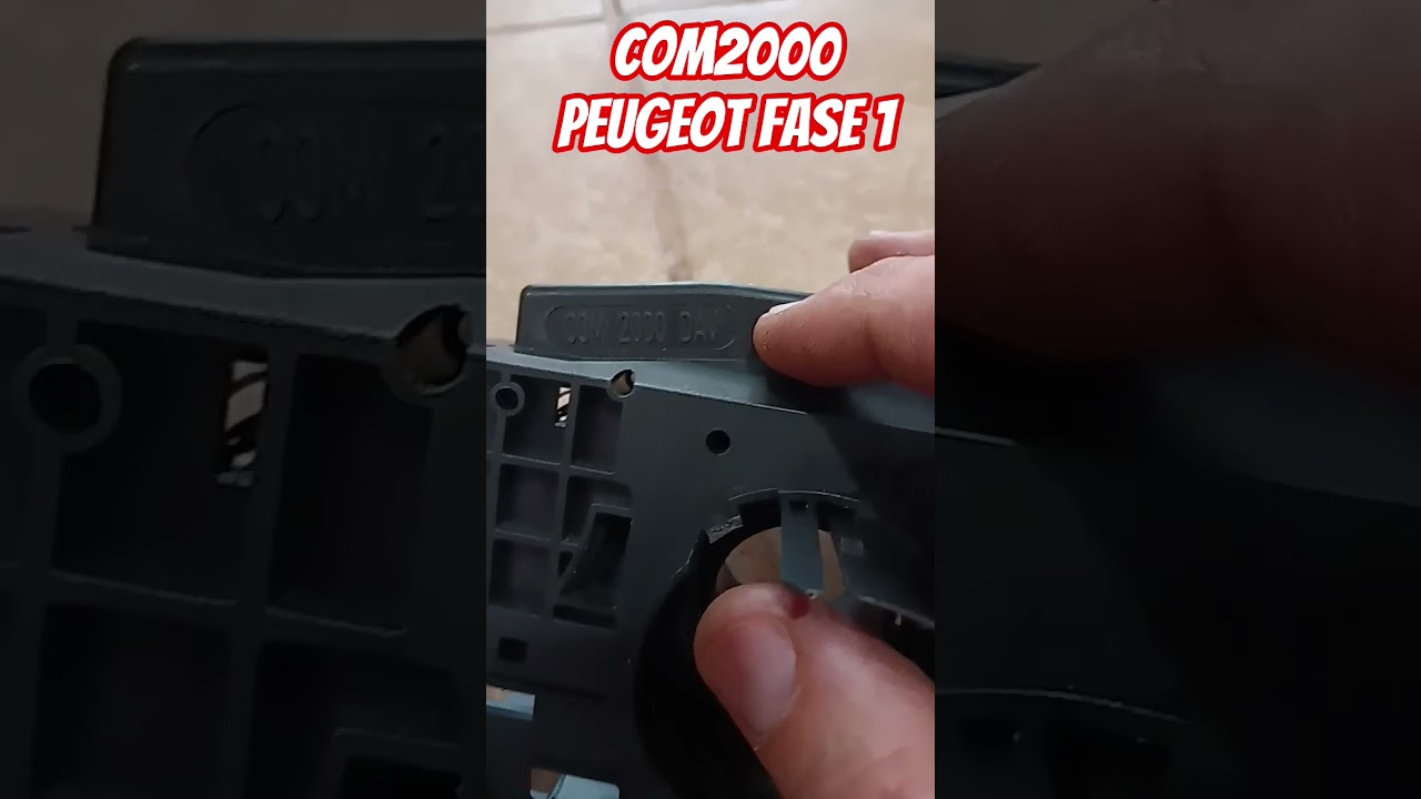 Montar un com2000 de peugeot 307 con referencias diferentes. ;) 