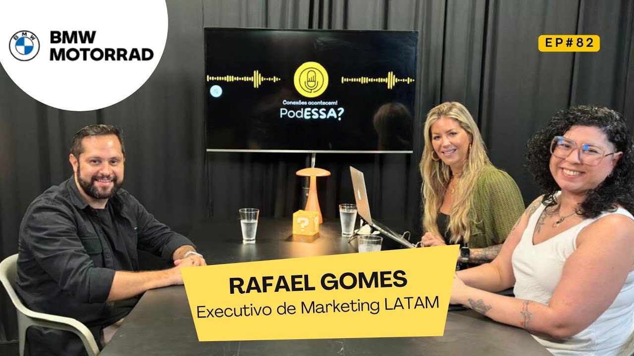 Marketing com vento na cara! PodESSA? Com Rafael Gomes da BMW Motorrad #ep82