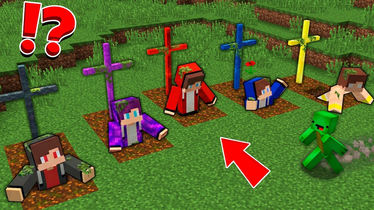 Mikey Found all The JJ Clones in The Pits in Minecraft?! Mazen