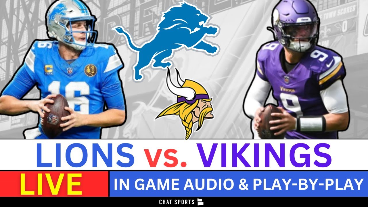 Lions vs. Vikings Live Streaming Scoreboard, Play-By-Play, Game Audio & Highlights | NFL Week 17