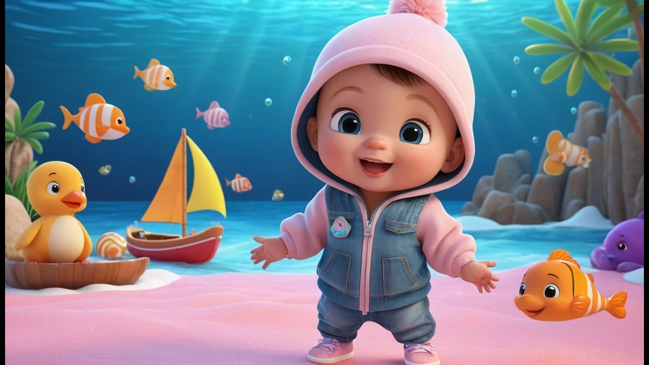 Baby Boat New Year Ocean Song | Fun New Year Boat Song for Kids & Toddlers