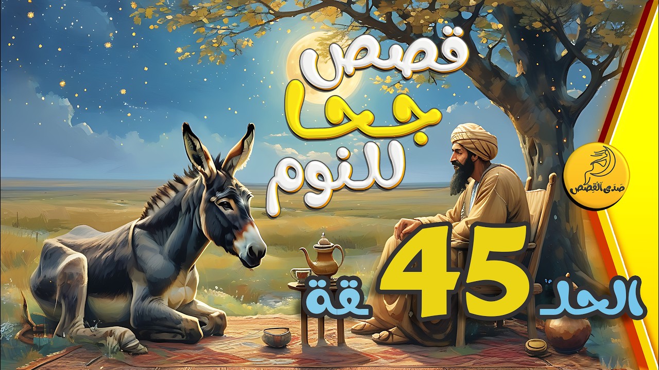 ✨ مجموعة قصص جحا الممتعة والمسلية | قصص قبل النوم 🎭✨الحلقة 45
