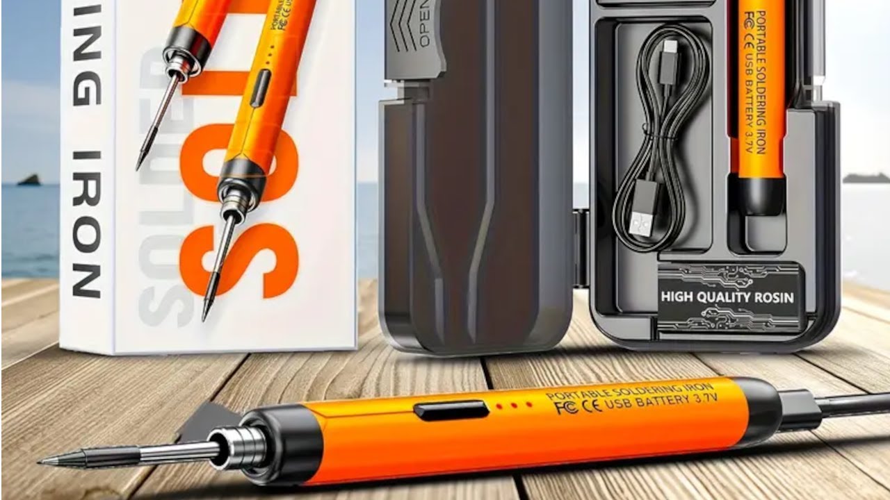 Паяльник на аккумуляторе с USB-C зарядкой