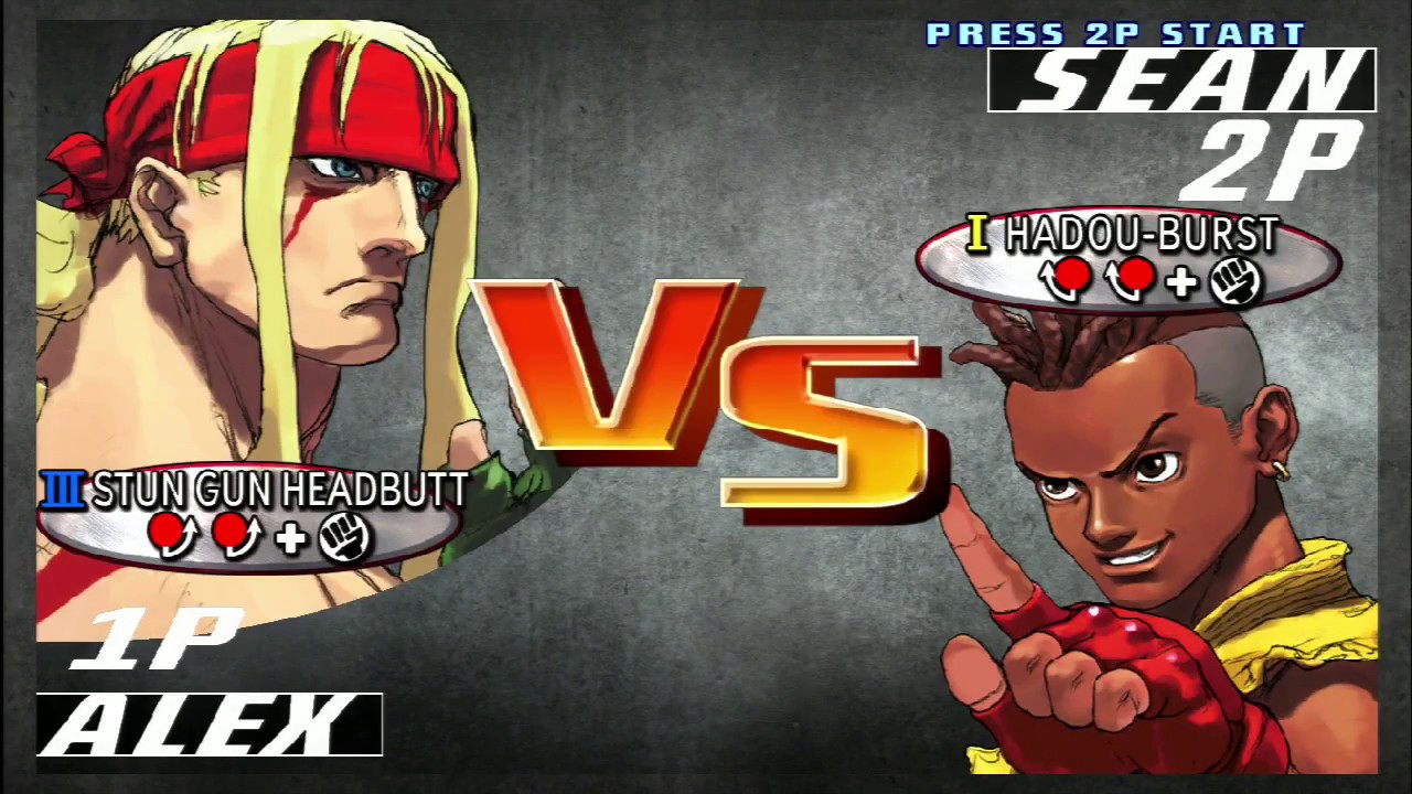 (60fps) 3rd Strike PS3 #2-I try Alex Sean Ibuki Necro Urien Akuma Gill Yang 12 Makoto Chun-Li Q Remy