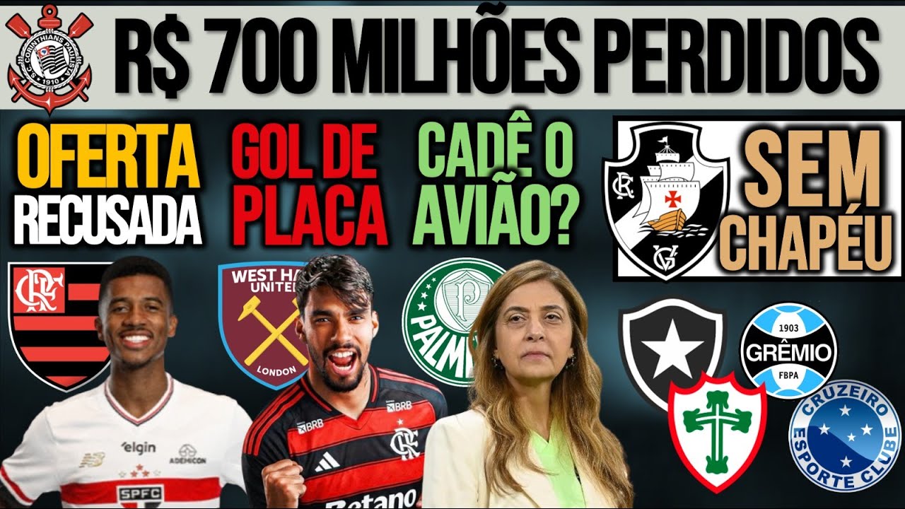 SP RECUSA OFERTA DO FLA| PAQUETÁ ABRE JOGO| 700MI NO TIMÃO| AVIÃO DA LEILA| HINESTROZA, BOTA, MICHA+