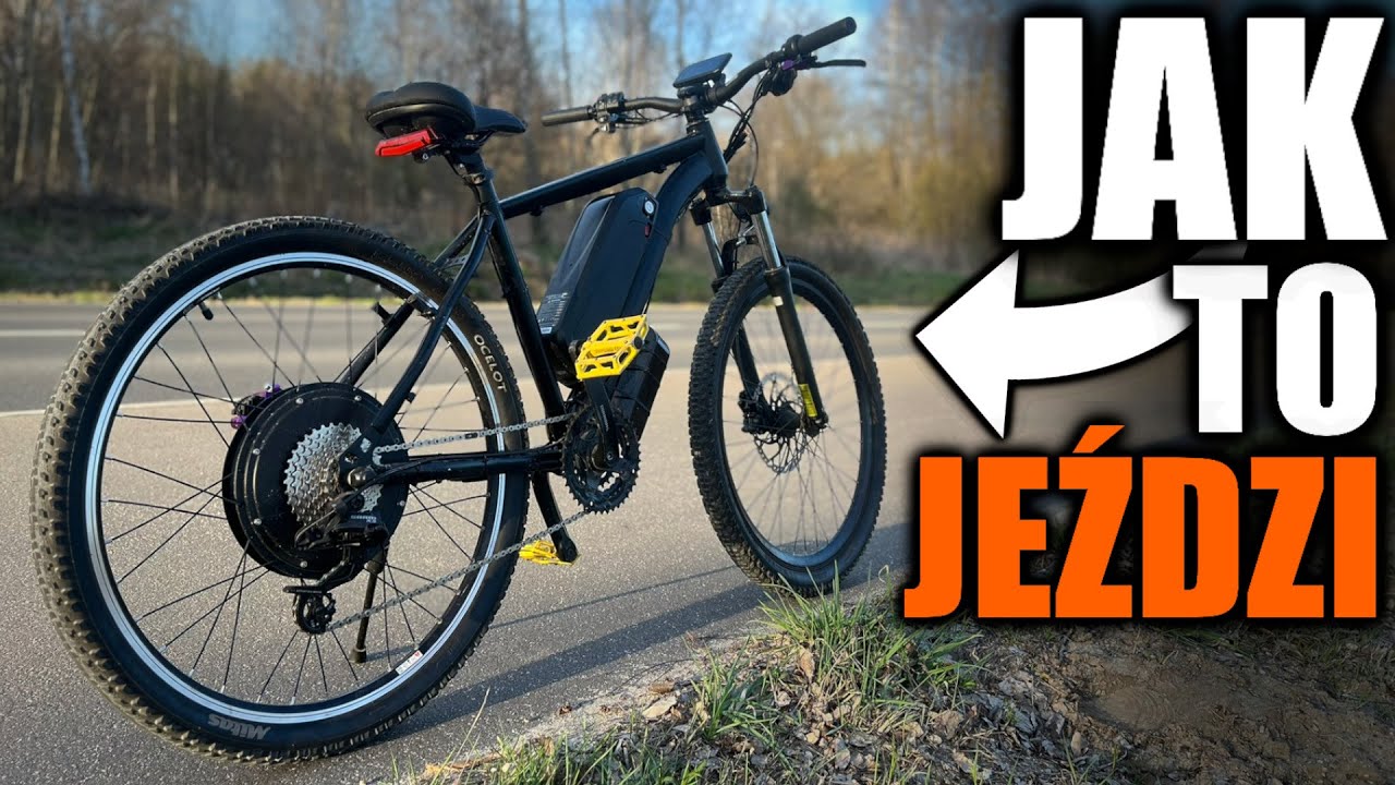 JAK TO JEŹDZI? - Konwersja roweru z zestawem Ultimate Action 1000W + 17,5Ah