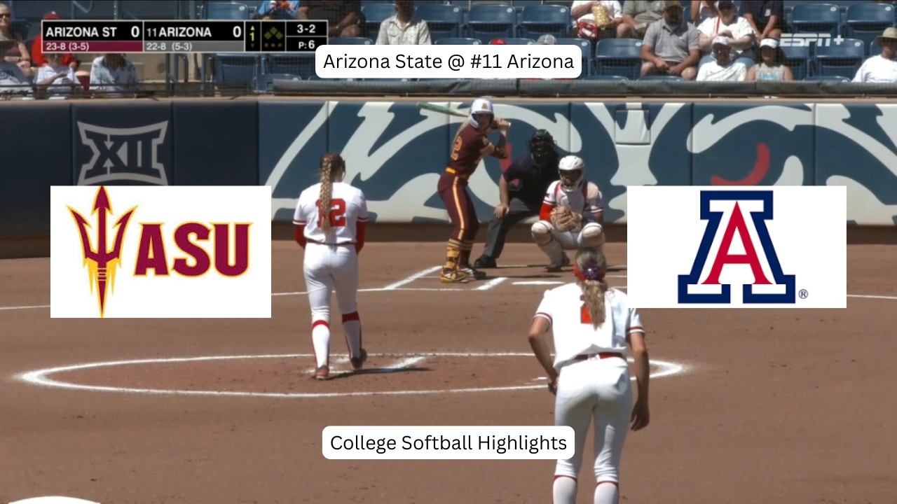 Arizona State @ #11 Arizona | College Softball Highlights | Game 3