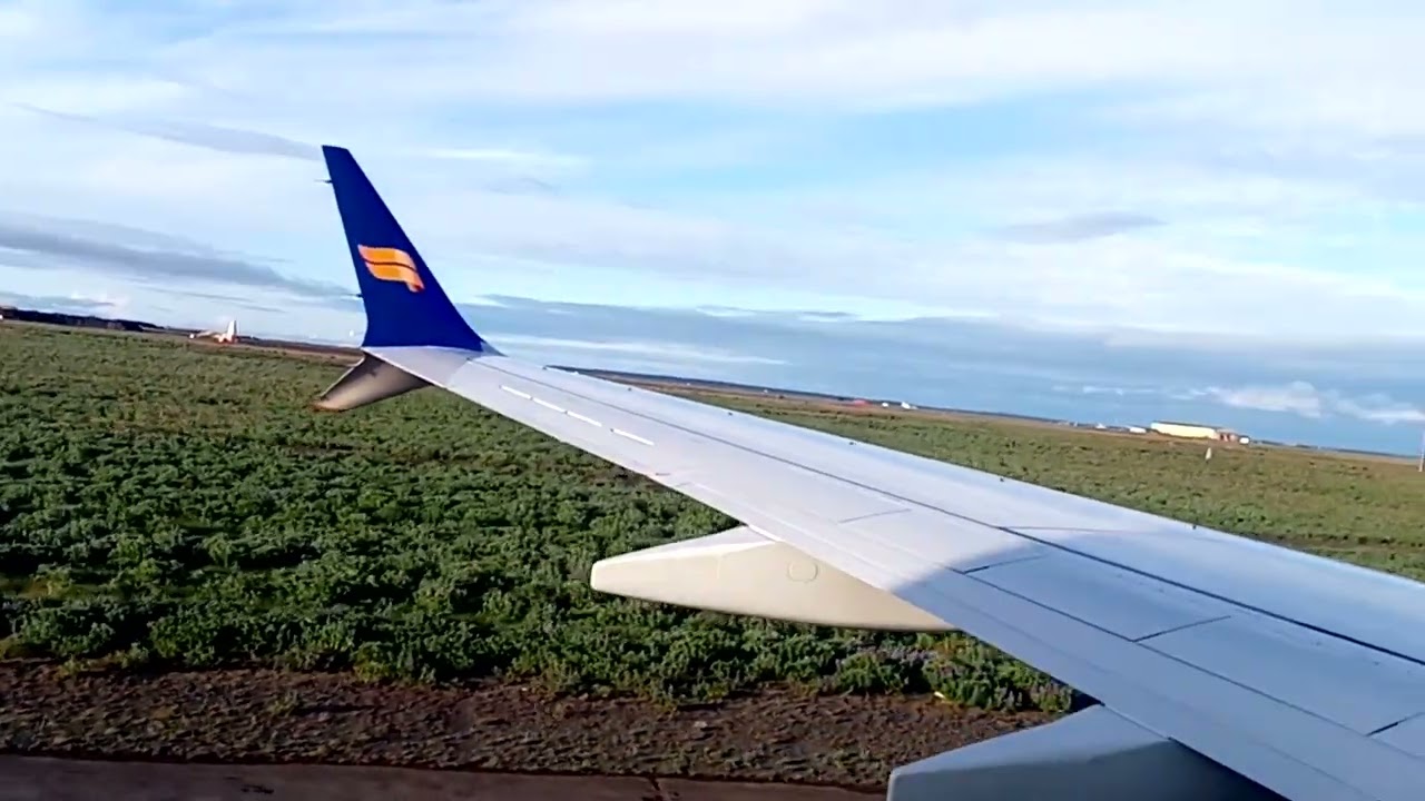 Landing at Keflavík Airport in Reykjavik, Iceland to Ireland, May 26, 2022  (edge of Arctic Circle)