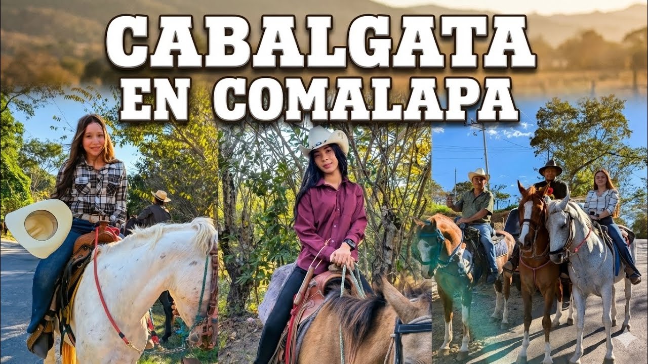 Cabalgata en Comalapa