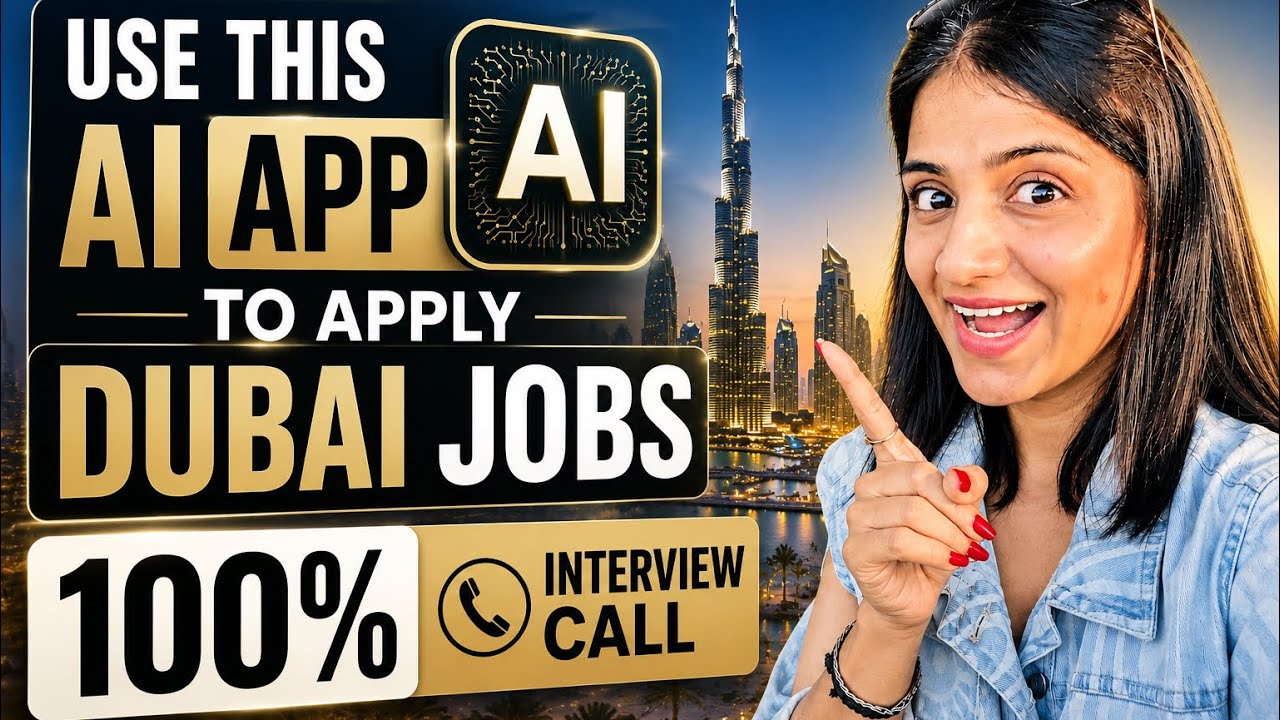 How to Find & Apply for Dubai Jobs Using This AI App in 20 Minutes 