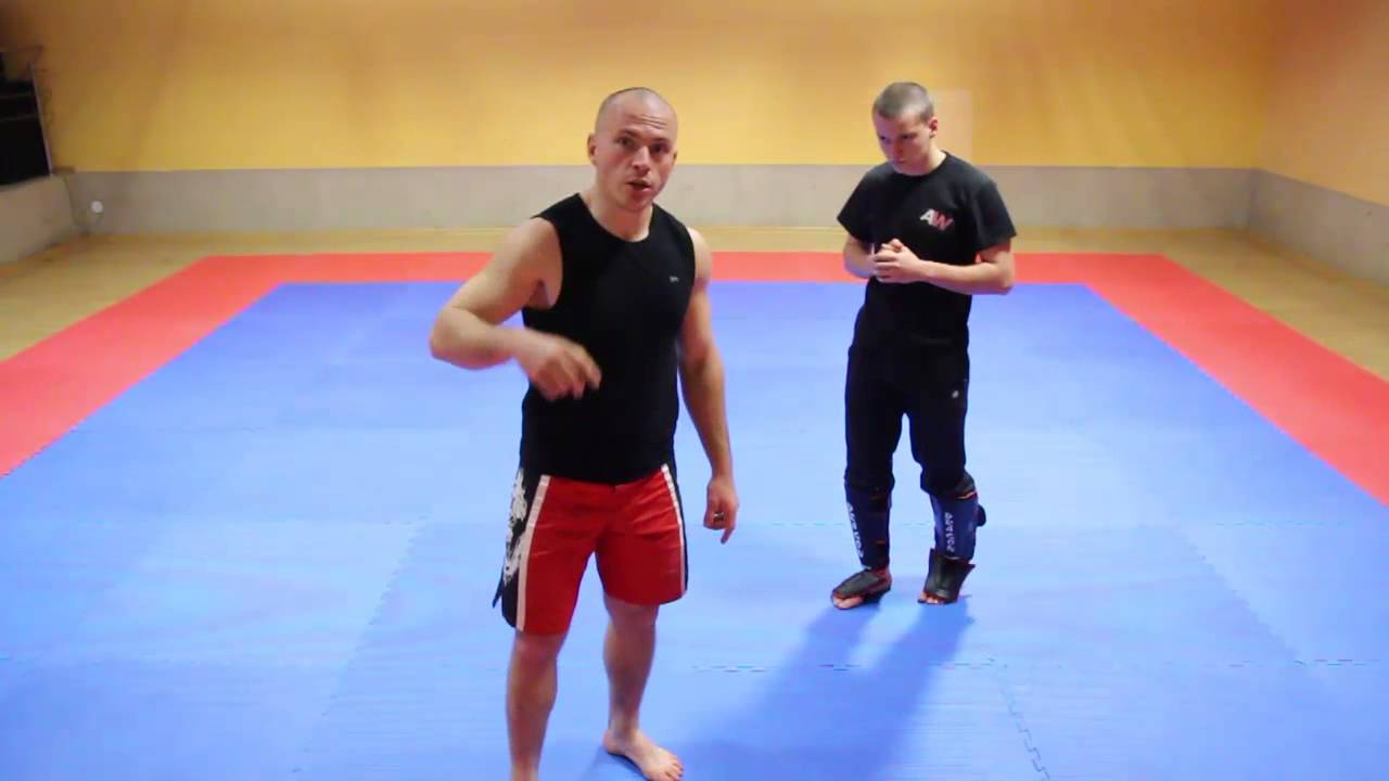 Obrona przed low - kick`iem /mawashi geri gedan w MMA, Karate, Kick-boxingu cz.2