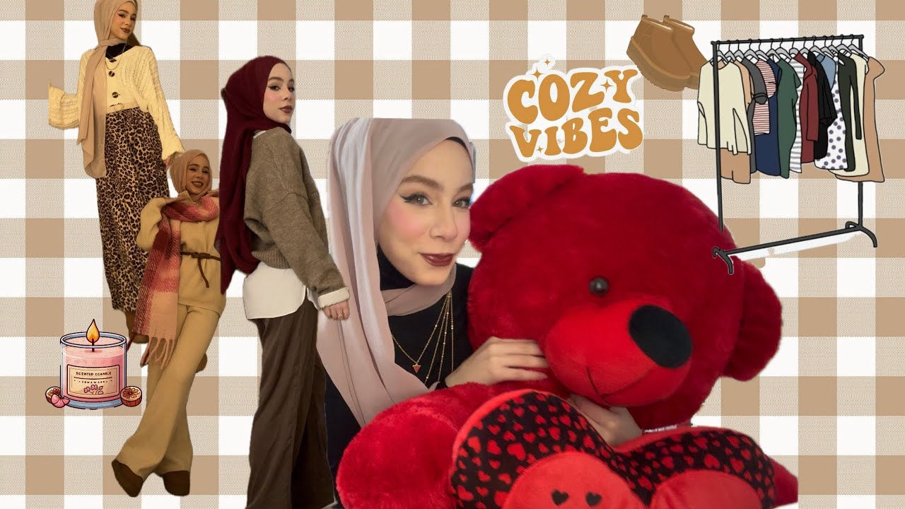 لبسات  الشتاء والجامعة☔️ تعالو ننسق سوا لبسات محجبات دافئة ومميزة✨🧡cozy outfits for my hijabi girls