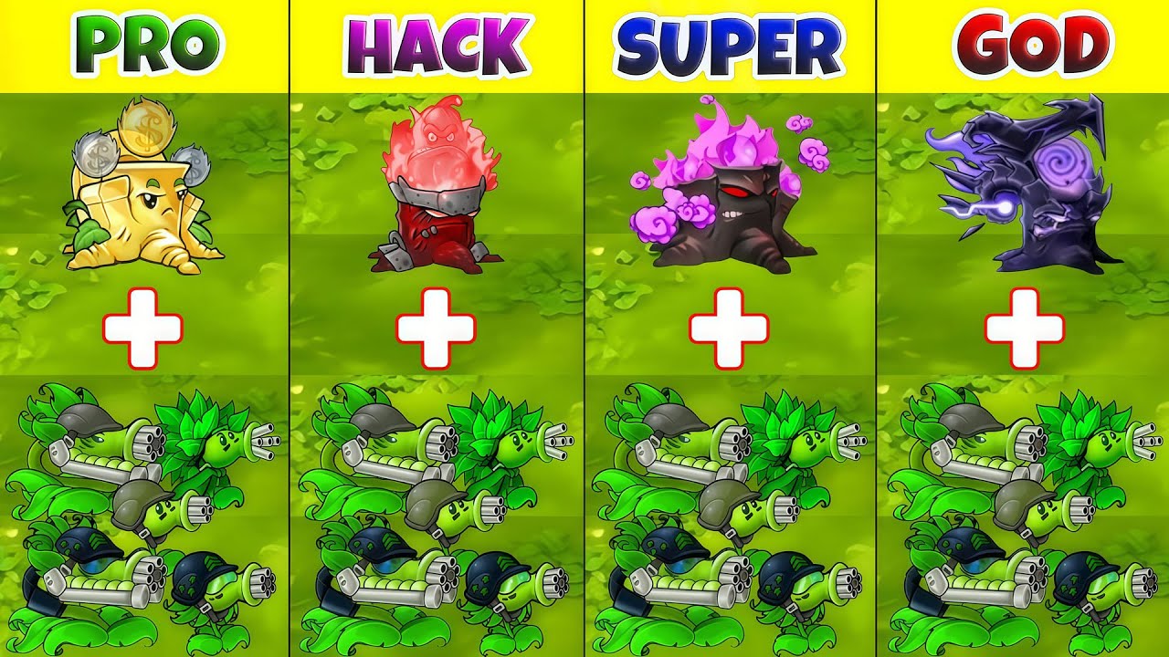 PVZ 1 Fusion 3.2 Challenge - Team Gatling X Team Torchwood VS Obsidian Gargantuar - Who Will Win?