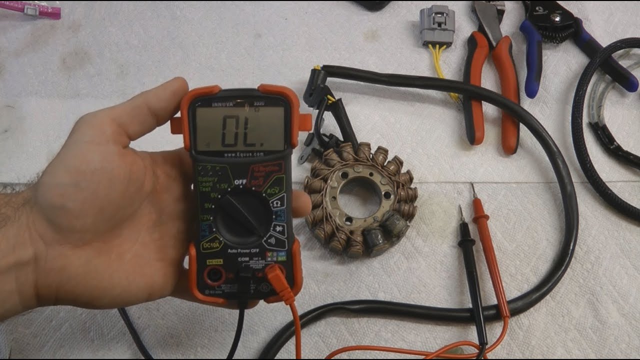 Hott Boy's Garage - Ep. 18 - How to Bench Test a Honda TRX450R Stator (2004/2005)