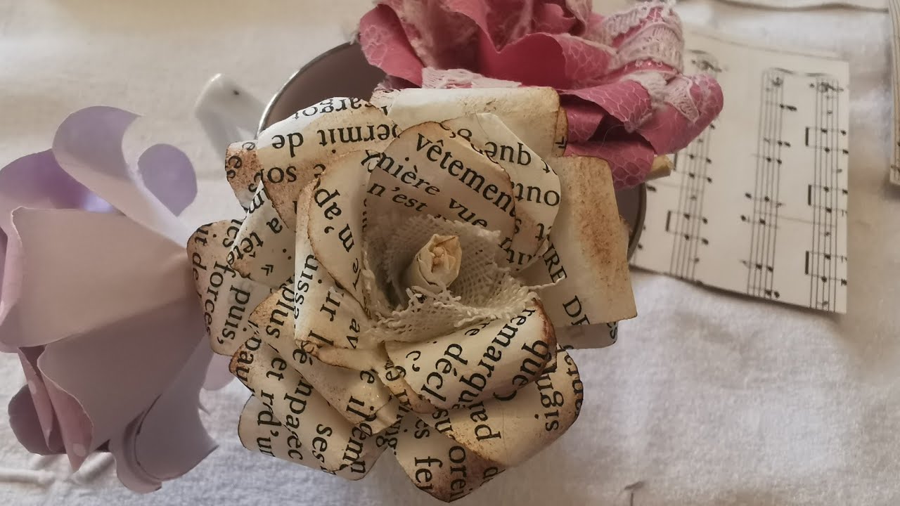 3ème Methode Rose shabby ou Vintage