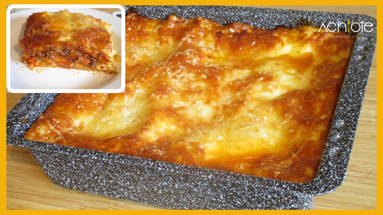 Cómo hacer una LASAÑA MIXTA de Carne y Pollo | El sabor es INCREÍBLE!!