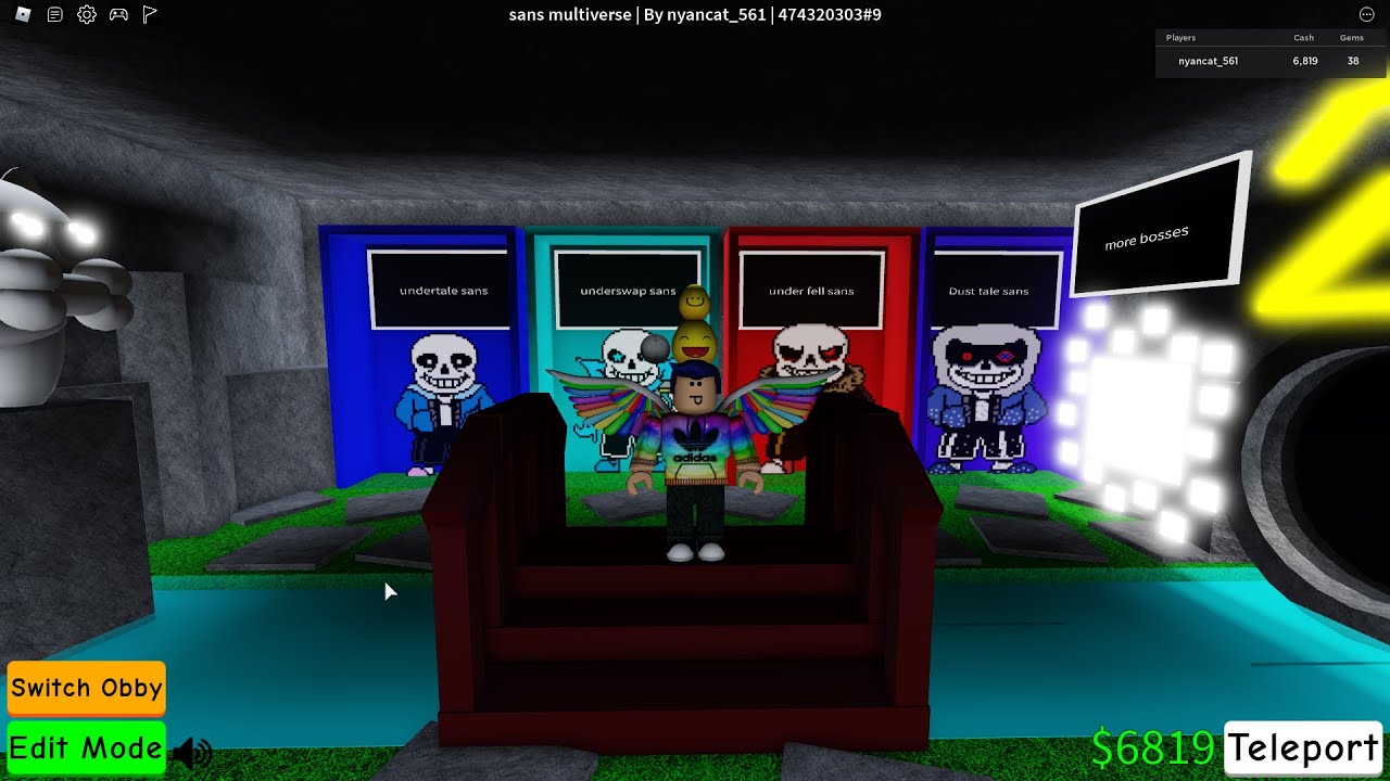 sans multiverse (obby creator)