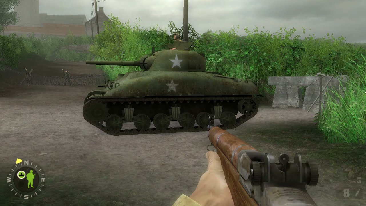 Brothers In Arms Road to Hill 30 (Foucarville Blockade) with a Drivable TANK!?