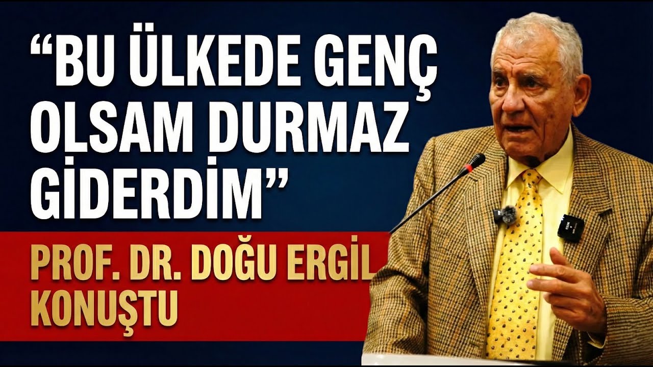 “BU ÜLKEDE GENÇ OLSAM DURMAZ GİDERDİM” ÜNLÜ SOSYOLOG PROF. DR. DOĞU ERGİL KONUŞTU