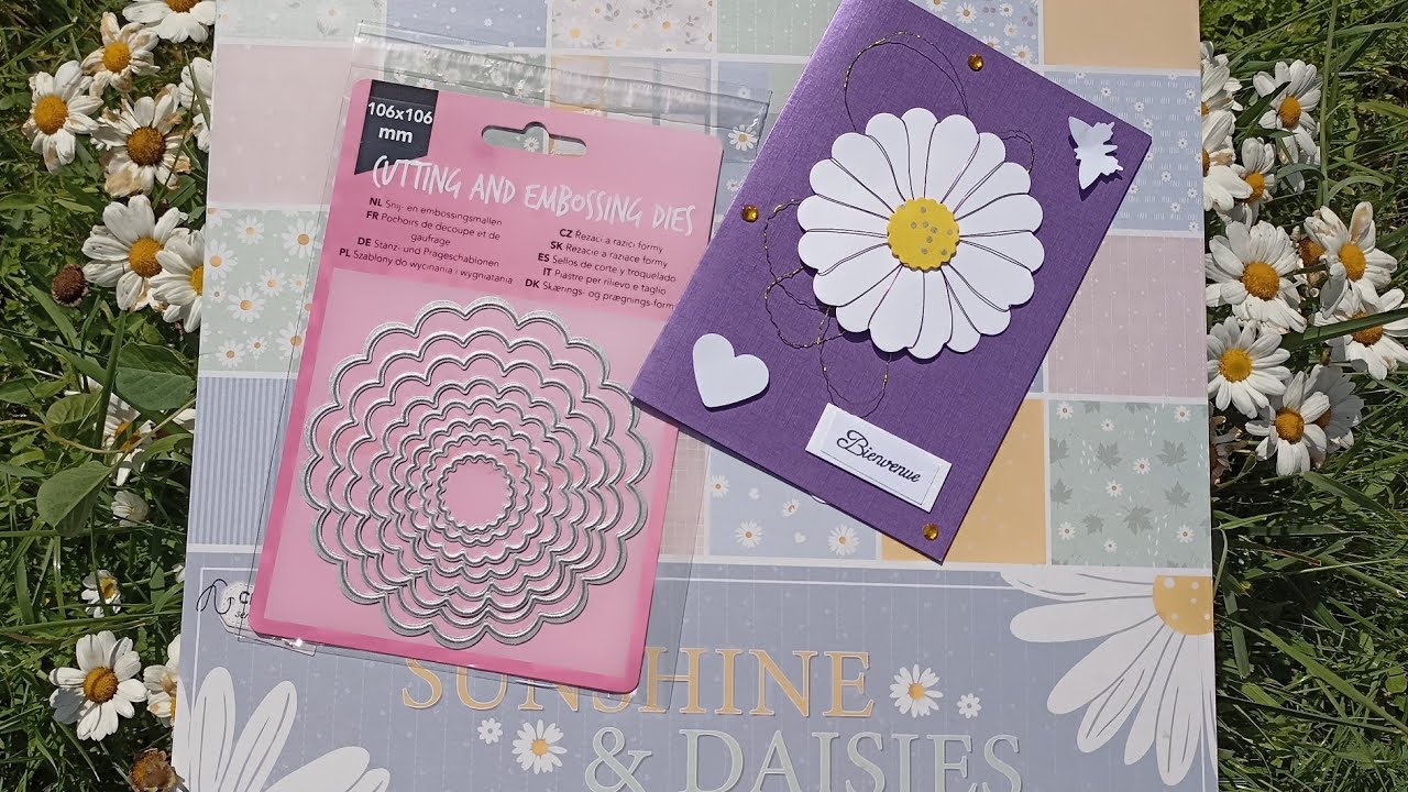 UN DIE... DU FIL... UNE PETITE CARTE TOUTE SIMPLE 🌼