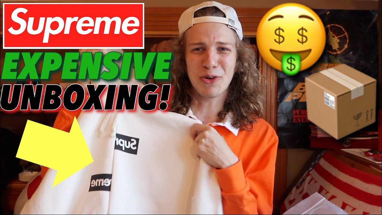 My Most Expensive Supreme Unboxing! (I'M BROKE NOW)