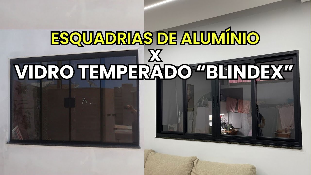 A diferen&ccedil;a entre Esquadrias de Alum&iacute;nio e Vidro Temperado 