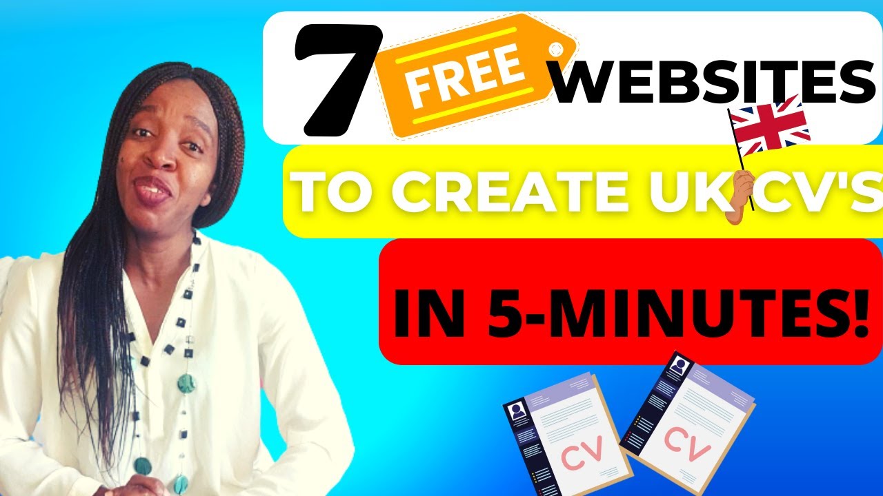 7 FREE WEBSITES TO CREATE CV FOR UK JOBS! FREE UK CV DOWNLOAD  #careassistant #visasponsorship