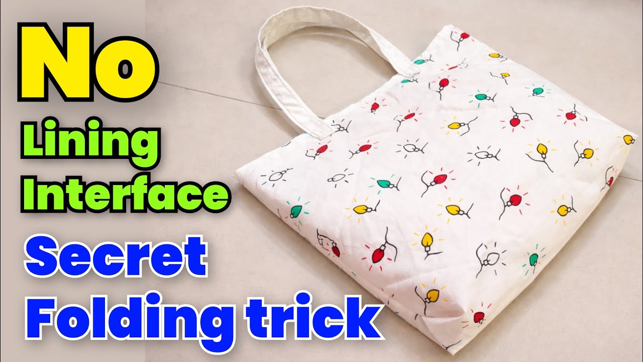 Reusable Shopping Bag बनाना | Easy Tote Bag Making at Home | DIY Shopping Bag | Beginner Friendly