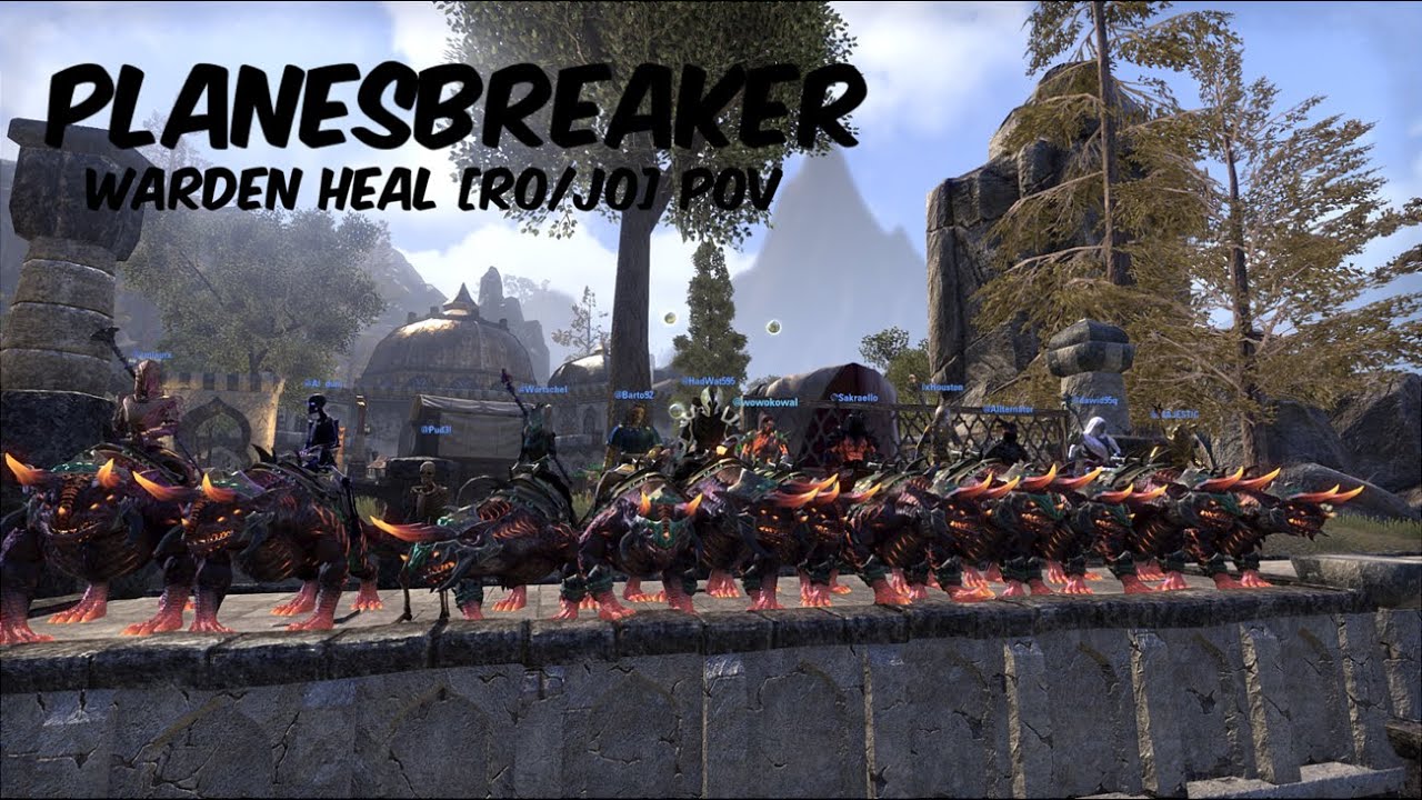 [Eso] vRG HM RO/JO Warden Heal | Planesbreaker | [PoProstu]
