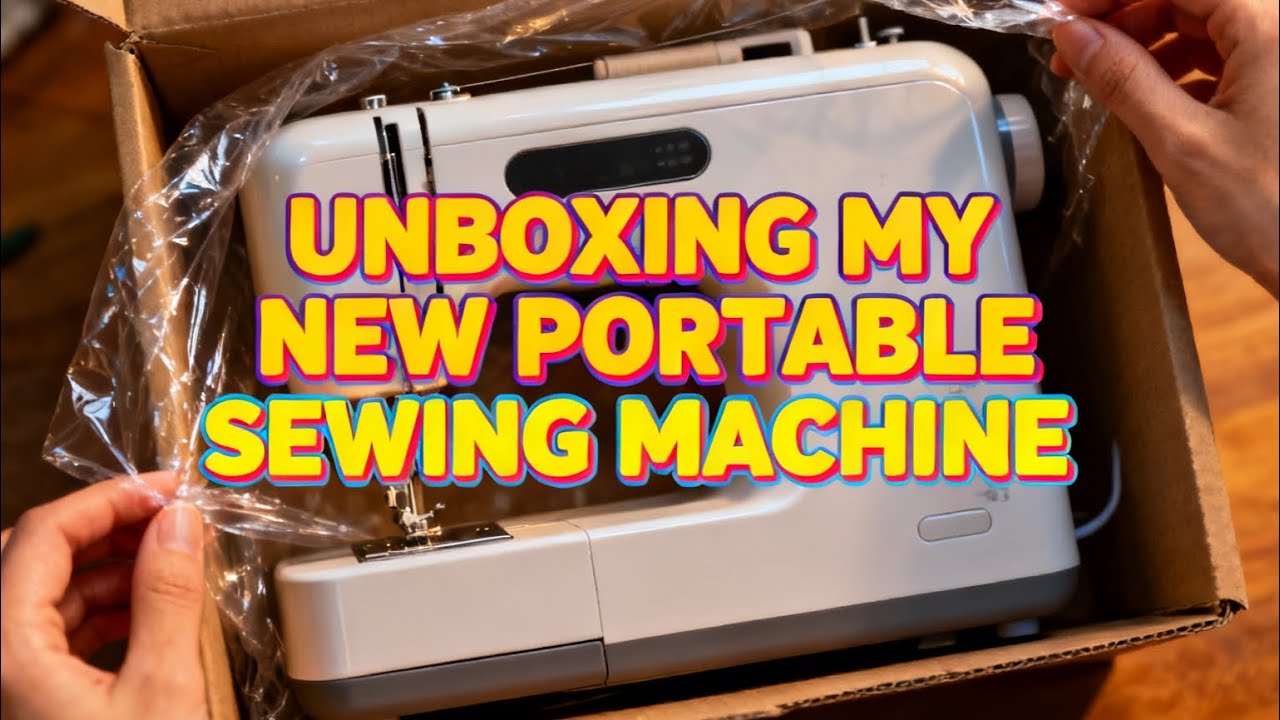 Unboxing My New Portable Sewing Machine  || Aimers vlog 