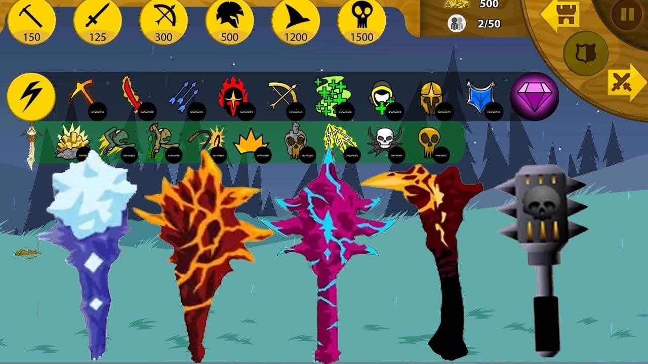 ULTIMATE POWER OF 99999 GIAN BOSS HACK UPGRADE SKIN MAX LEVEL _ STICK WAR LEGACY