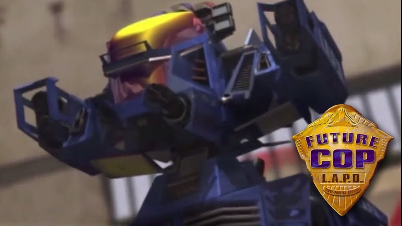 Future Cop: LAPD Game Level: Difficult + All Secret Weapons w/ subtitles