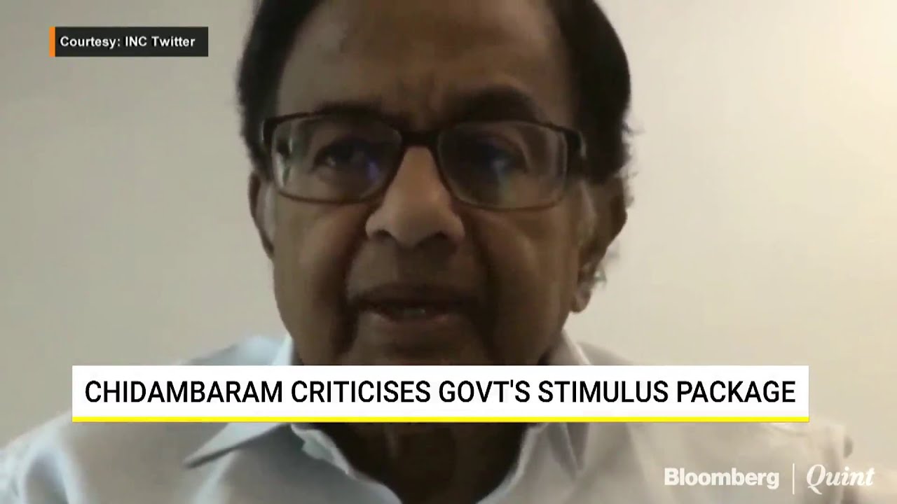 P Chidambaram Criticises Government's Stimulus Package