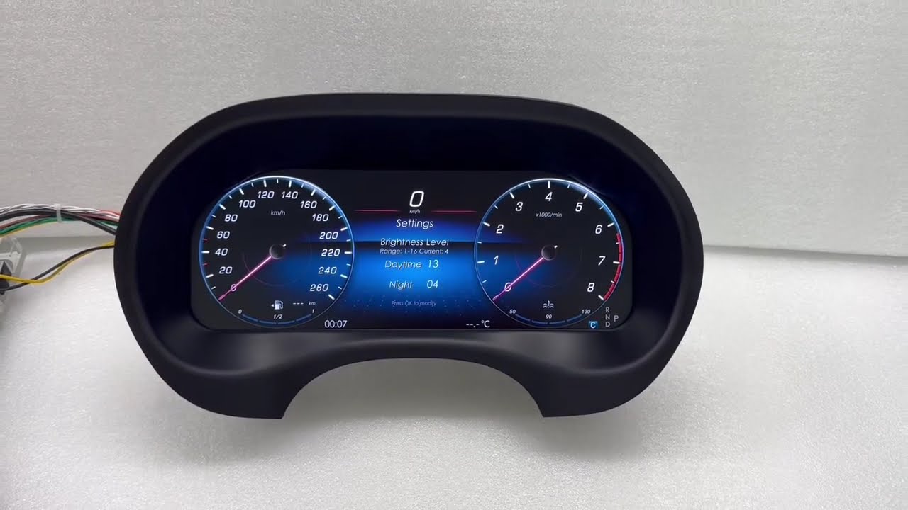 Digital Speedometer Dash Panel LCD Instrument Cluster Dashboard Upgrade Mercedes-Benz Vito Metris