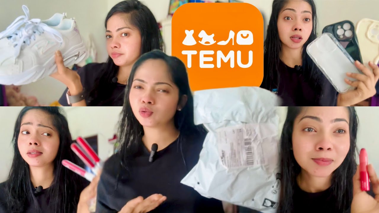 රු 1750කට Item 8ක් 😱 මගේ Temu 2nd Order එක 🧡 UNBOXING VIDEO #unboxing #temu