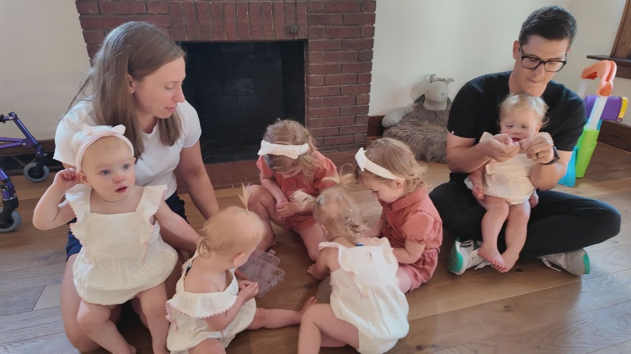 Couple raising twins & quadruplets ages 4 and under